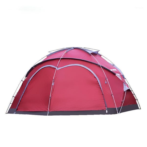 

5-8-12 outdoor luxury multi-person large tent outdoor climbing park fishing grassland yurt canopy tent 1room with big space1