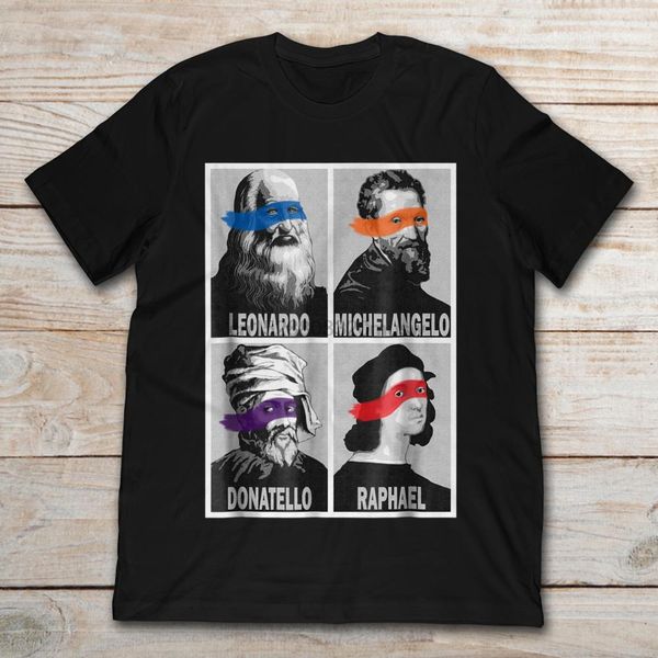 

brand leonardo michelangelo donatello raphael men short sleeve hoodie designers t shirts sweatshirt