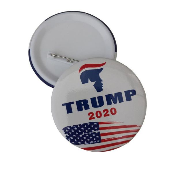 

fashion round trump 2020 brooch letter keep america great pins creative metal badge president election brooch pin party favor gift bc vt1178