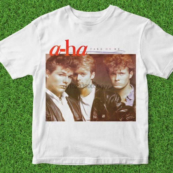 

спорт aha tshirt пост панка 80-ых новая волна тенниска