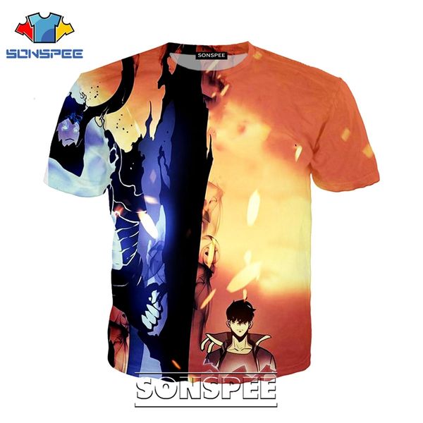 

solo leveling anime 3d print shirts plus size hentai aesthetic men clothing
