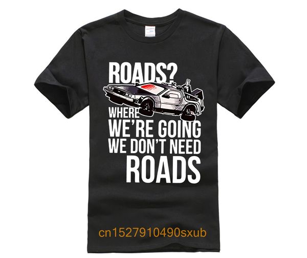 

mush t shirt delorean strade ritorno al futuro film by dress your style round neck cool man's t-shirt sport hooded sweatshirt hoodie