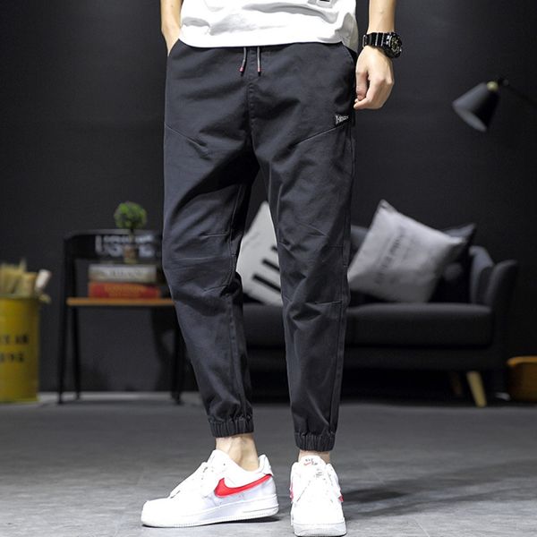 

summer capris rest pants small young trousers cotton trousers men's wear young men's cotton pants 30 years old fwj9e, Blue