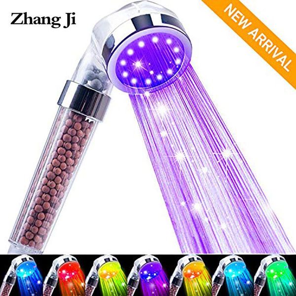 

bath shower head change regendusche met bathroom water saving handdouche ducha color led 7 zhangji randomly bbyahn lipper