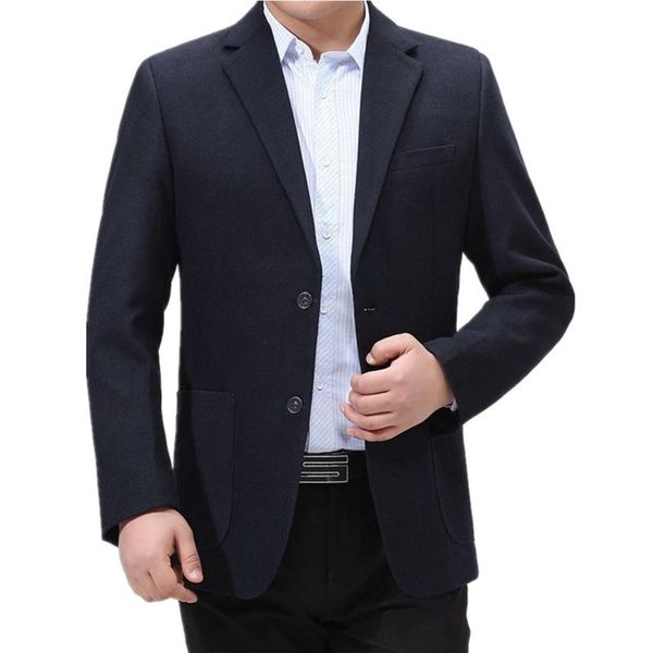 

men's suits & blazers men blazer fashion simple business two buttons pure color suit jackets costume homme mariage brand casual male ma, White;black