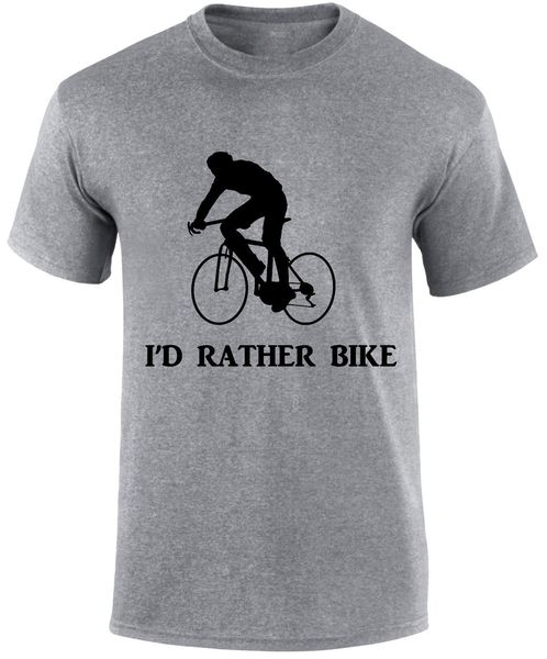 

fashion i'd rather biker character printed bicycle rider cycler cyclist summer sport hooded sweatshirt hoodie men t shirt