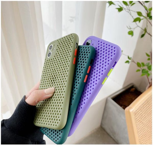 

breathable mesh 11 pro max soft sile candy color phone case for iphone x xr xs max 7 8 6 bbykur