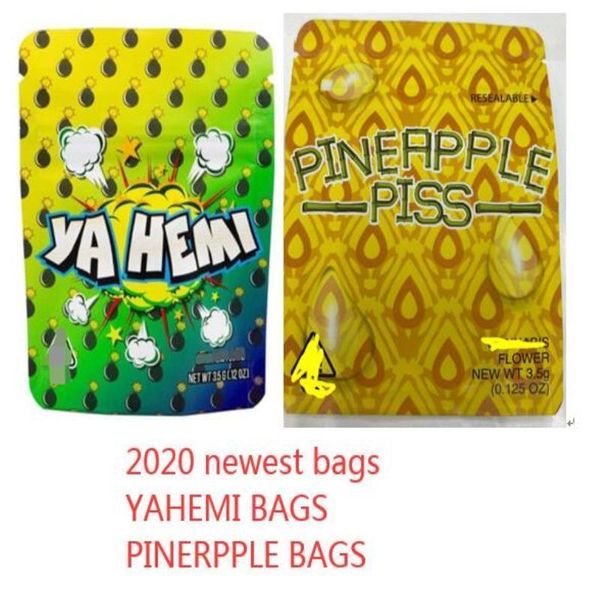 

2020 pineapple piss zipper pouch edibles nerds sf california 3.5g empty bag sqcybs new_dhbest, Pink;blue