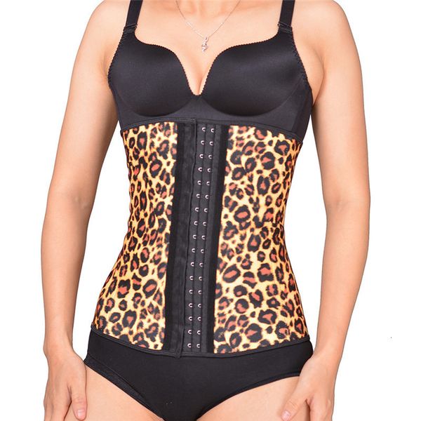 

sports leopard print rubber cover waist belt, Gray