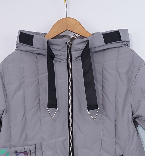 

2020 new white duck shopping mall the same hooded temperament large size down jacket women's thickened medium length, Black