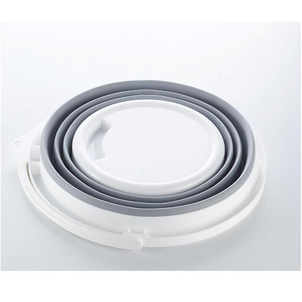 

5l bucket for fishing promotion folding bucket car wash outdoor sile bait fishing supplies bathroom clothes storag jllswl