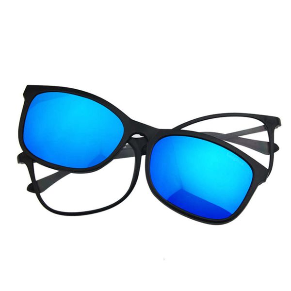 

polarizing cover glasses, sunglasses, myopic magnet lenses for men and women, White;black