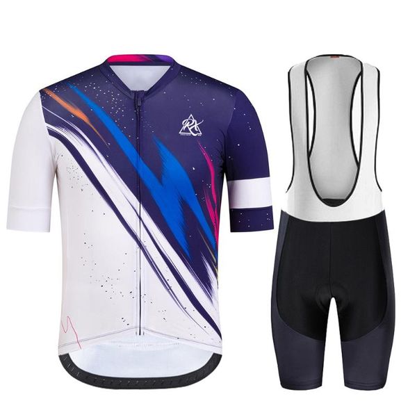 

racing sets 2021 rx raphaful summer cycling clothing set jersey pro team sport bicycle jerseys bike uniform, Black;blue