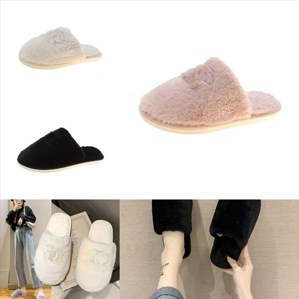 

qszbq new sonic plush slipper kid for indoor slippers men shoes plush flock non-slip home slippers warm men winter sewing soft, Black