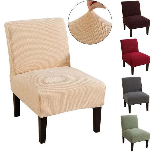

stretch chair covers accent chair cover slipper jacquard short back seat slipcover armless seat case for dining room slipcover