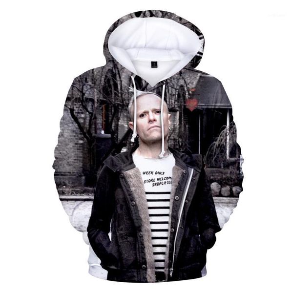 

new the prodigy lead vocal flint 3d hoodies men/women hip hop casual hoodies flint print boys autumn coat1, Black
