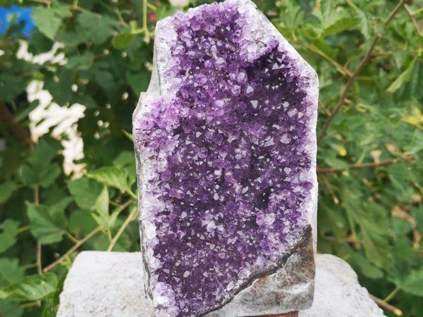 

about 800g natural amethyst crystal quartz healing, Black