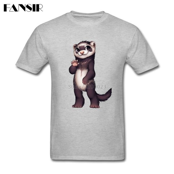 

fashion t shirt men male short sleeve crewneck cartoon european ferret group clothes men t shirt sport hooded sweatshirt hoodie