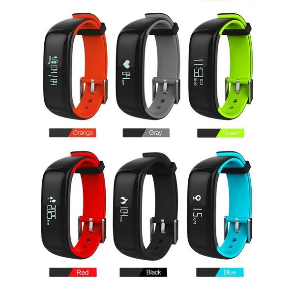 

p1 4.0 real time heart rate health wristband waterproof monitoring alarm smart