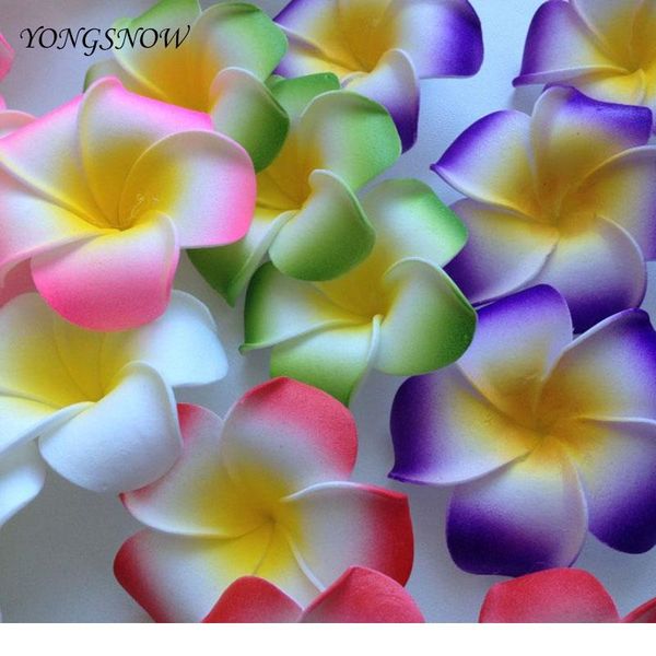 

10pcs 5 sizes pe foam plumeria diy artificial wreath frangipani egg flower heads for wedding decor hawaiian party bbyjzs