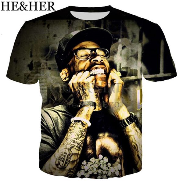 

new popular wiz khalifa cool style 3d print shirts anime horror aesthetic men clothing