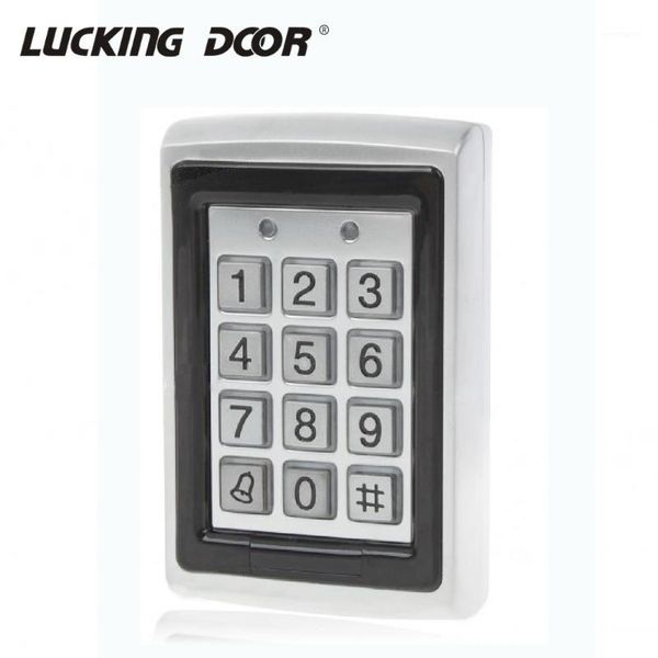 

rfid metal access control em card reader keypad 1000 users door bell 125khz card reader keypad for door access control system1