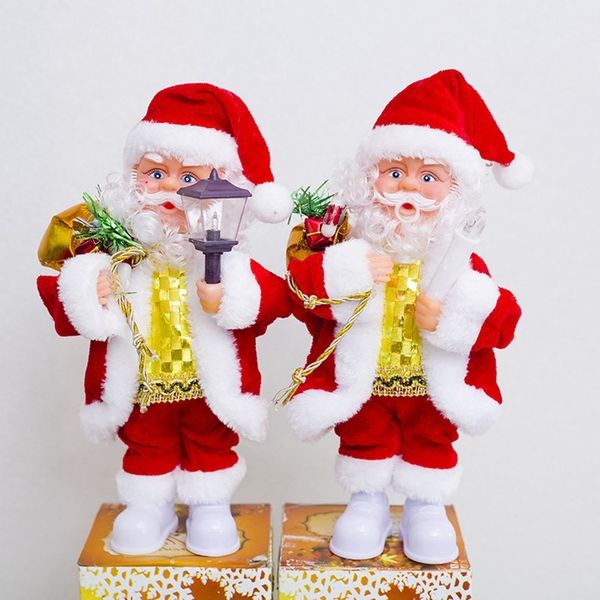 

newnew electric creative music doll lantern santa claus toy ornaments christmas decorations