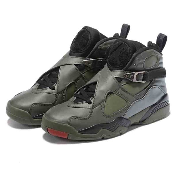 

men 8s raid 2019 aqua vii red white rto 8 basketball shoes 3m reflective valentine s day chrome countdown pack mens sports sneakers -13, Black