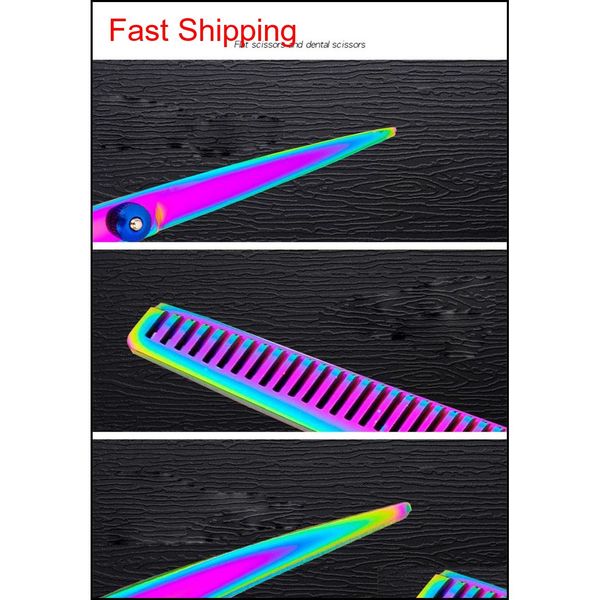 

cool colorful hair cutting scissors clippers flat tooth cutting pet beauty tools set kit dogs grooming hair c qylnls new_dhbest