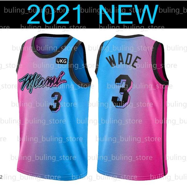 

dwayne 3 wade jerseys dwyane 2021 new miami heat tyler 14 herro jimmy goran butler bam dragic robinson adebayo basketball 02, Black;red