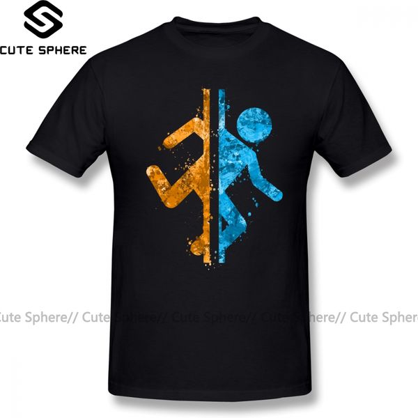 

спортивный портал тенниска портал splatter футболка отпечатано повседневный tee shirt mens симпатичные 5x хлопок короткие рукава tshirt
