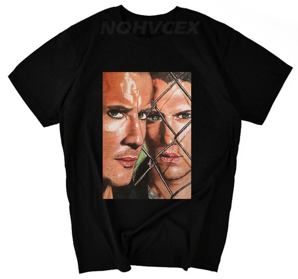 

prison break poster michael scofield lincoln burrows cool t-shirt sport hooded sweatshirt hoodie