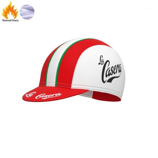 

cycling caps & masks 1973 competition spain la casera team retro man and women fleece cap triathlon bike jersey hat gorra de ciclismo1, Black