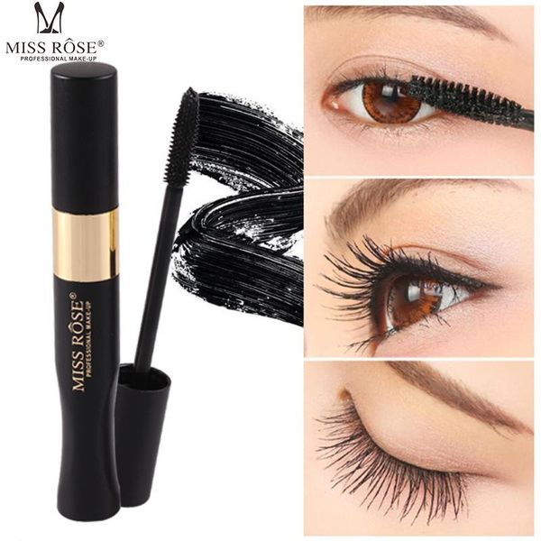 

miss rose new waterproof eyelash fluffy volume mascara makeup lash mascara for thickening lengthening curling mascara 0243