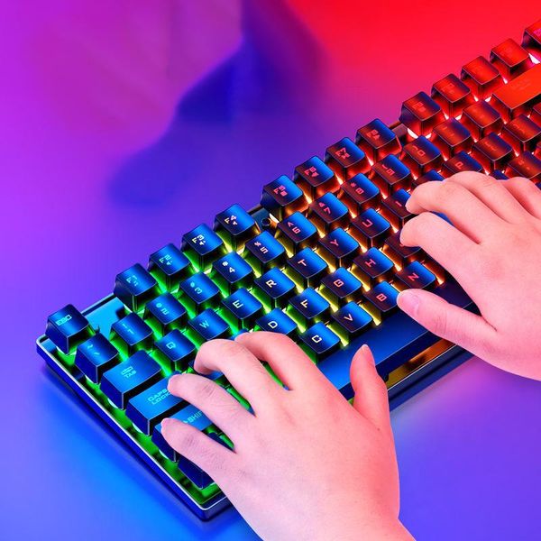 

keyboard mouse combos mechanical gaming and usb wired backlight pc gamer clavier set for