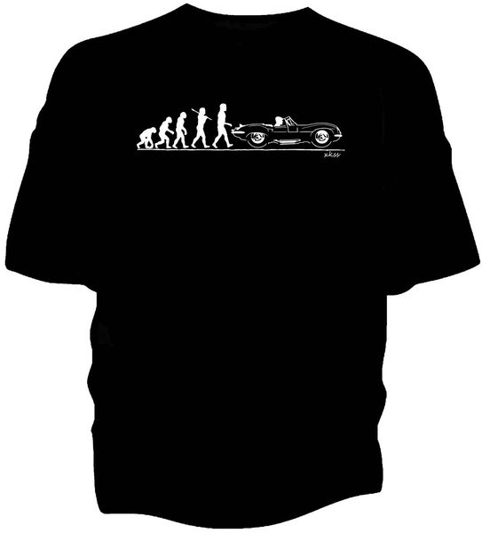 

new short sleeve t shirt summer evolution of man' classic car t shirt british classic car fans xkss t shirt sport hooded sweatshirt hoo