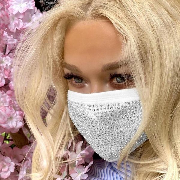 

2020 новый дизайн bling rhinestone кисточкой маска маска для лица ювелирные изделия для женщин роскошные кристалл украшение лица jewelry wmt
