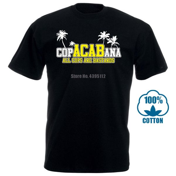 

sport ultras hooligans t shirt s xxxl tarrace lads fan footballer copacabana all cops sleeves cotton t shirt fashion short sleeve