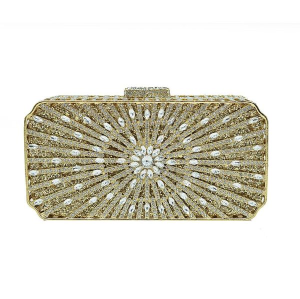 

xiyuan dazzling crystal women evening box clutch bag wedding bridal handbags purses ladies party clutches gift bags