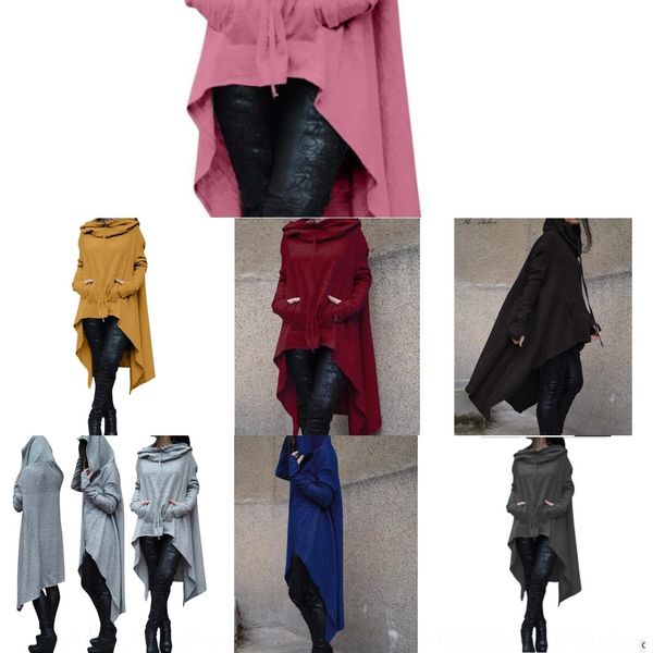 

bqnjr осень зима свитер сплошного цвета длинный с капюшоном осени и и нового сплошного цвета свитер sweaterlong капюшона нового nqzef, Black