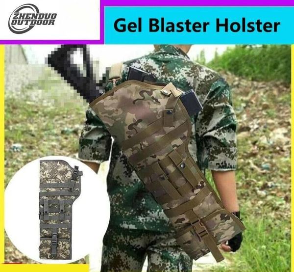 

hunting sets zhenduo outdoor 28'' tactical gel blaster scabbard bag nylon shoulder sling case holster bags, Camo