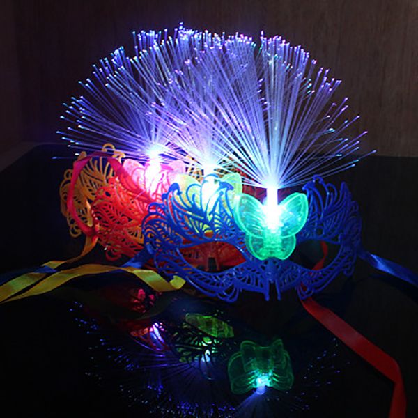 

new mystery mask toy fiber creative style light design girl bar party performance festival supplie halloween decoration led shining 3