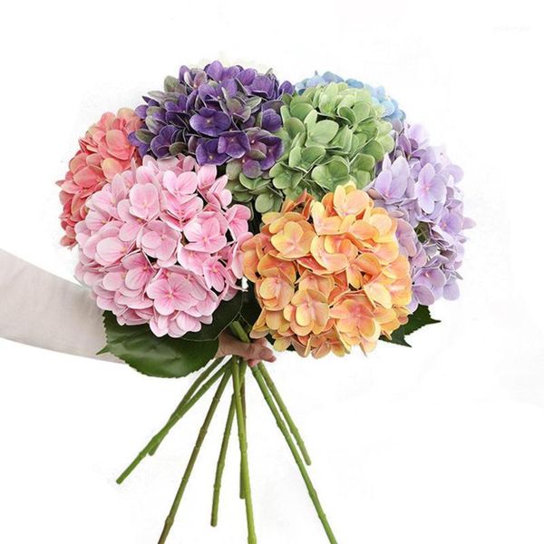 

1pc 3d artificial cloth flower hydrangea bridal wedding party deskdecoration1