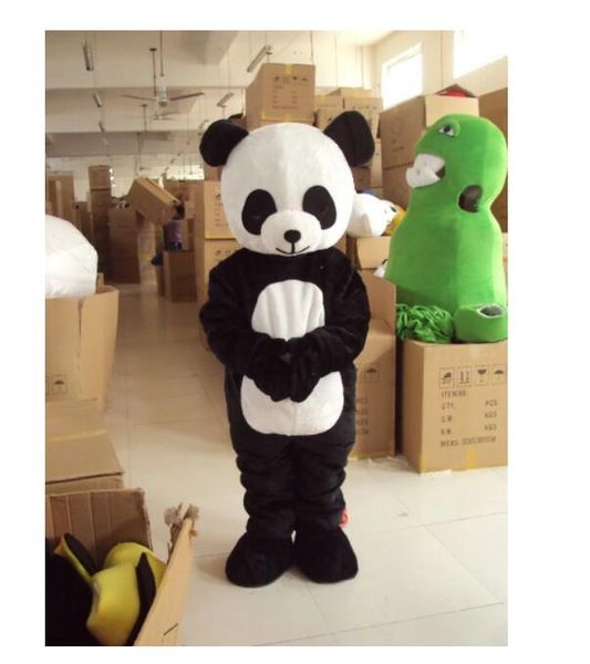 2022 Costume Costume natalizio Taglia adulti Compleanno Mascotte panda gigante cinese all'aperto