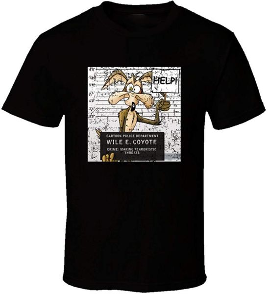 

wile e coyote mugscartoon fan art t shirt men women fashion classic tee shirt sport hooded sweatshirt hoodie