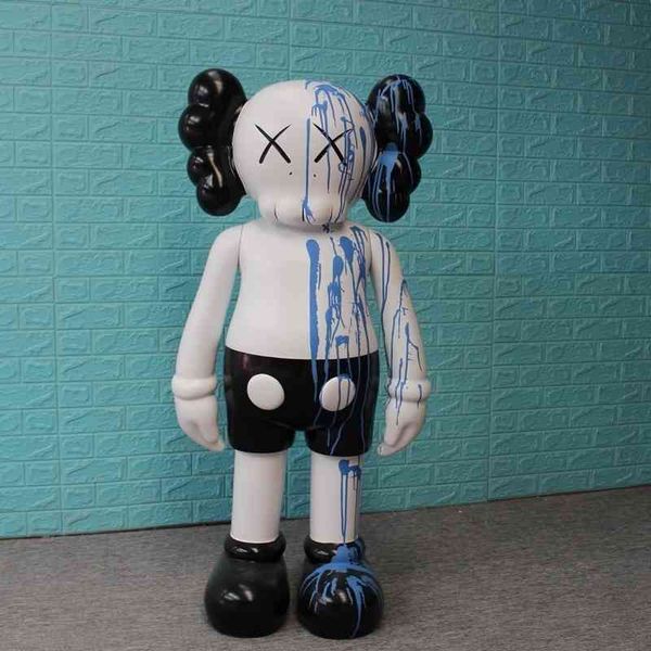 

33kaws violent bear large ornaments frp fashion play light luxury sculpture living room floor decoration net red sesame street