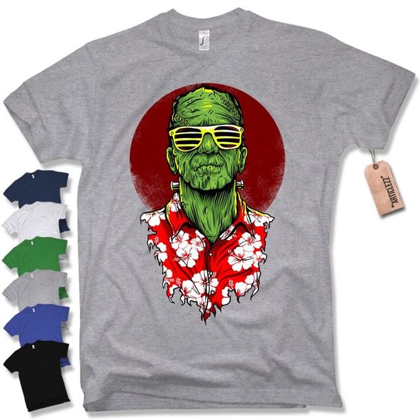 

fashion t-shirt - zombie holiday - trash frankenstein various colors s m l xl xxl tee shirt sport hooded sweatshirt hoodie