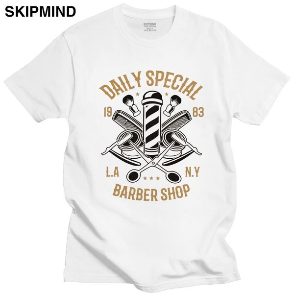 

retro style barber shop for leisure short sleeve hairdresser slim fit apparel sport hooded sweatshirt hoodie t shirt