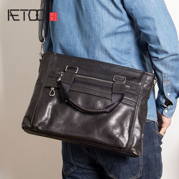 

hbp aetoo men's handbags, head-layer psoriasis men's one-shoulder slanted bags