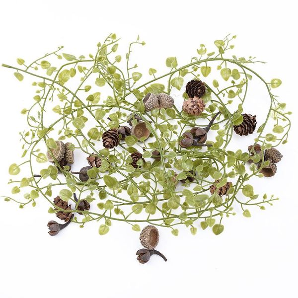 

20pcs natural dried flowers pine cone acorn wholesale artificial flower for home christmas diy garland wreath wedding decoration bbyllz